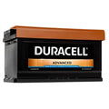 DA80 DURACELL ADVANCED CAR BATTERY 12V 80AH (110 - DA 80)