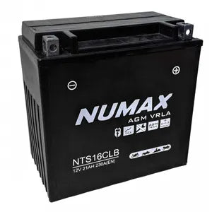YB16CL-B (MB12V16CLB) SEALED NUMAX MOTORBIKE BATTERY NTS16CLB