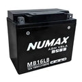 NTS16LB NUMAX AGM VRLA MOTORCYCLE BATTERY 12V 19AH YB16L-B MB16LB