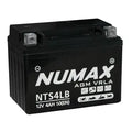 NTS4LB NUMAX MOTORBIKE BATTERY YB4L-B