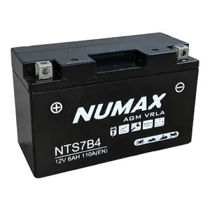 YT7B-BS NUMAX MOTORBIKE BATTERY YT7B-4
