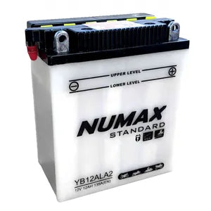 YB12AL-A2 NUMAX MOTORCYCLE BATTERY 12V 12AH YB12ALA2