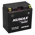 YGZ14HLBS NUMAX MOTORCYCLE BATTERY 12V 14AH YGZ14HL-BS